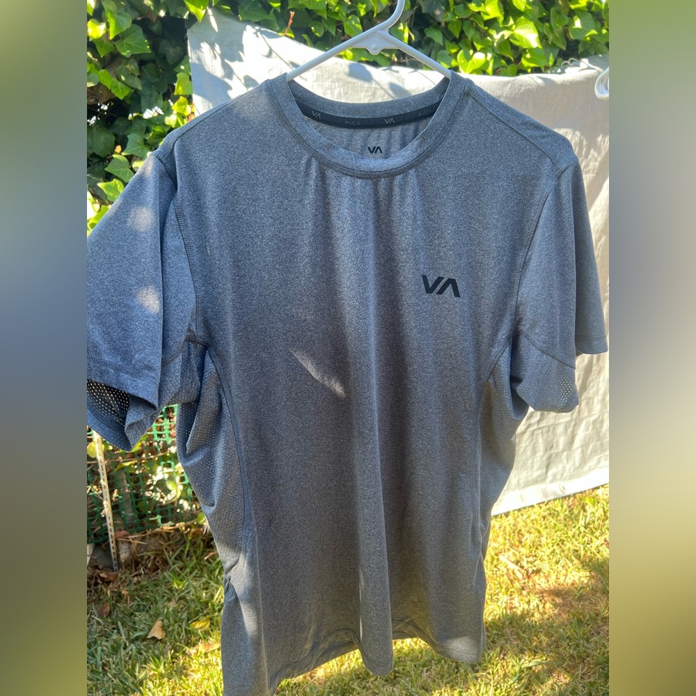 Gray RVCA Sport Vent Performance Tee. Men’s Medium. In used condition.